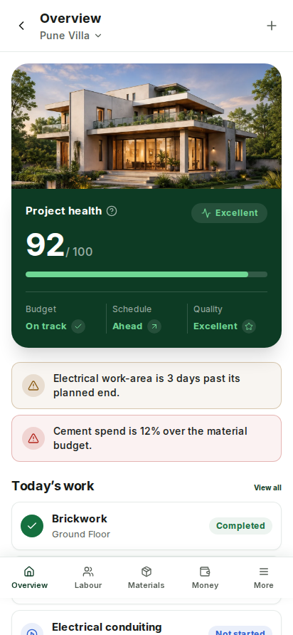 Flint Android Mockup